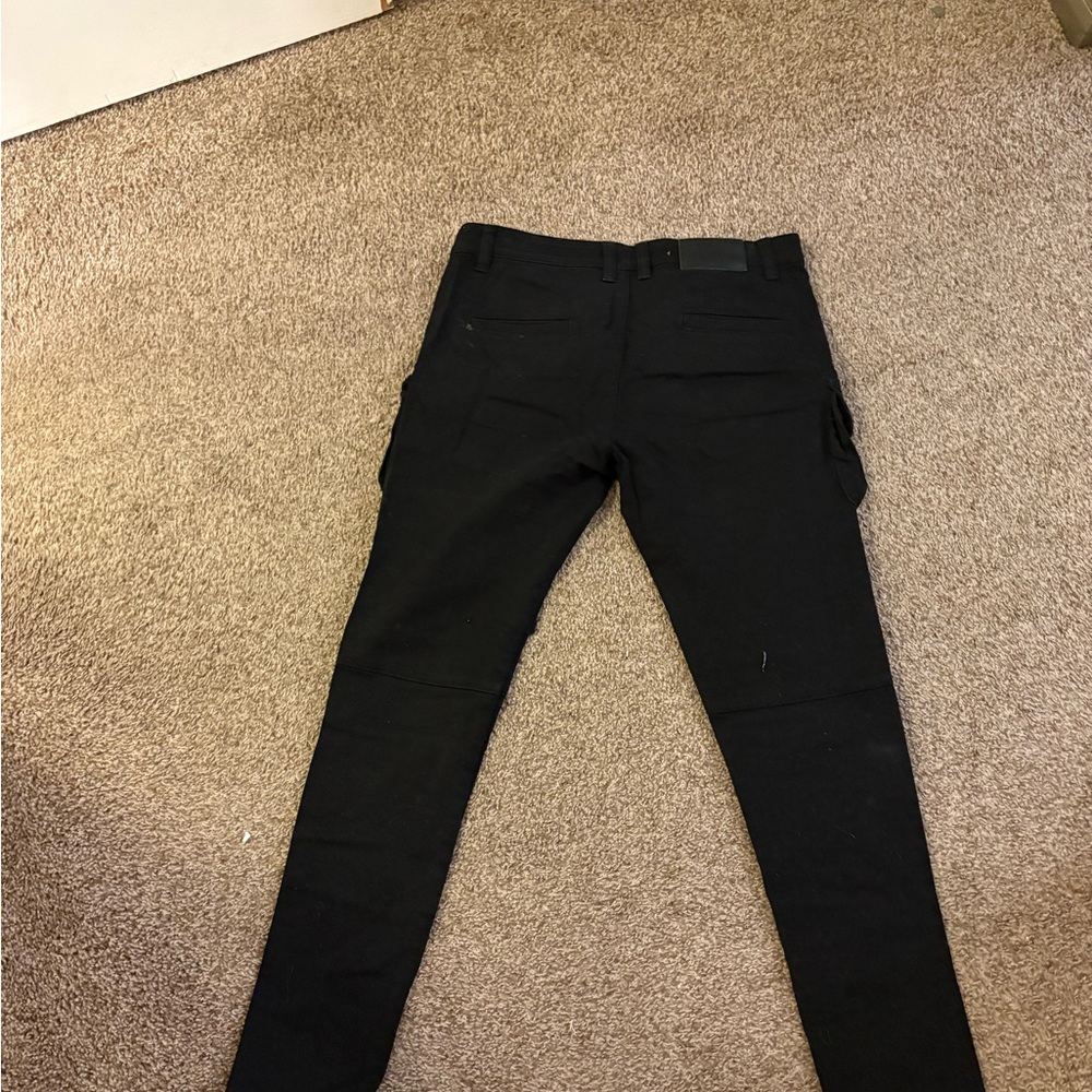 Black Cargo Pants - Picture 4 of 5